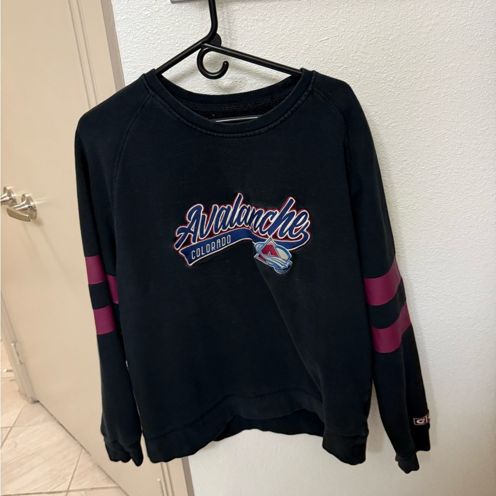 CCM Women's Black and Pink Avalanche Sweatshirt